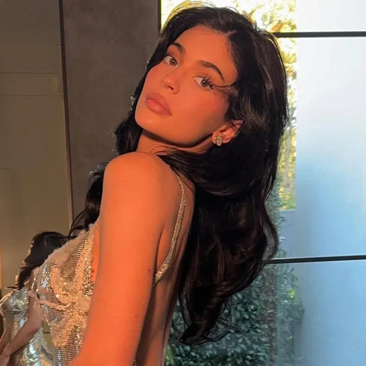 kylie golden globes dress Kylie's Look Bundle multiway maxi dress Color:Ivory Lace+Nude Lining As Picture Maje Flared dress with