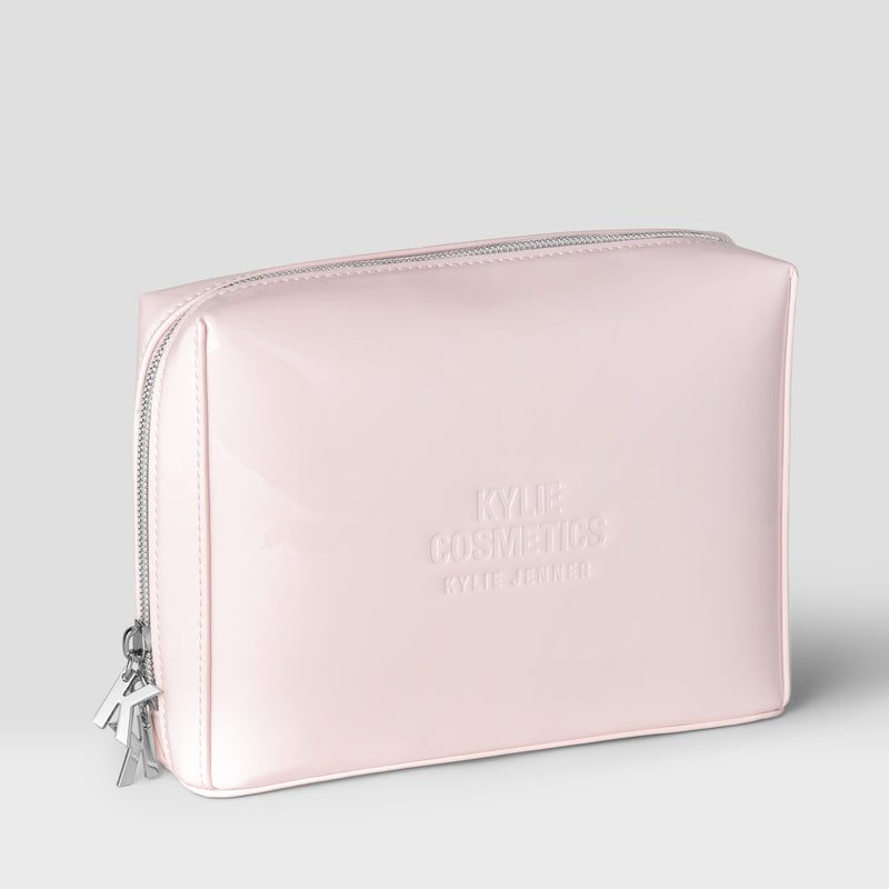 <Glossy Pink Makeup Pouch>|<KC999>