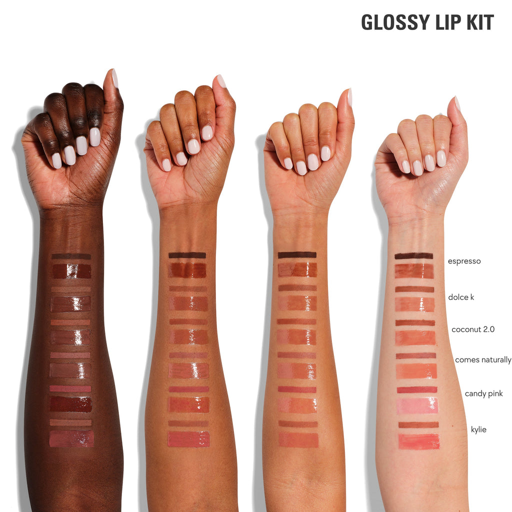 Glossy Lip Kit & Skin Tint Blurring Elixir Duo | Kylie Cosmetics by ...