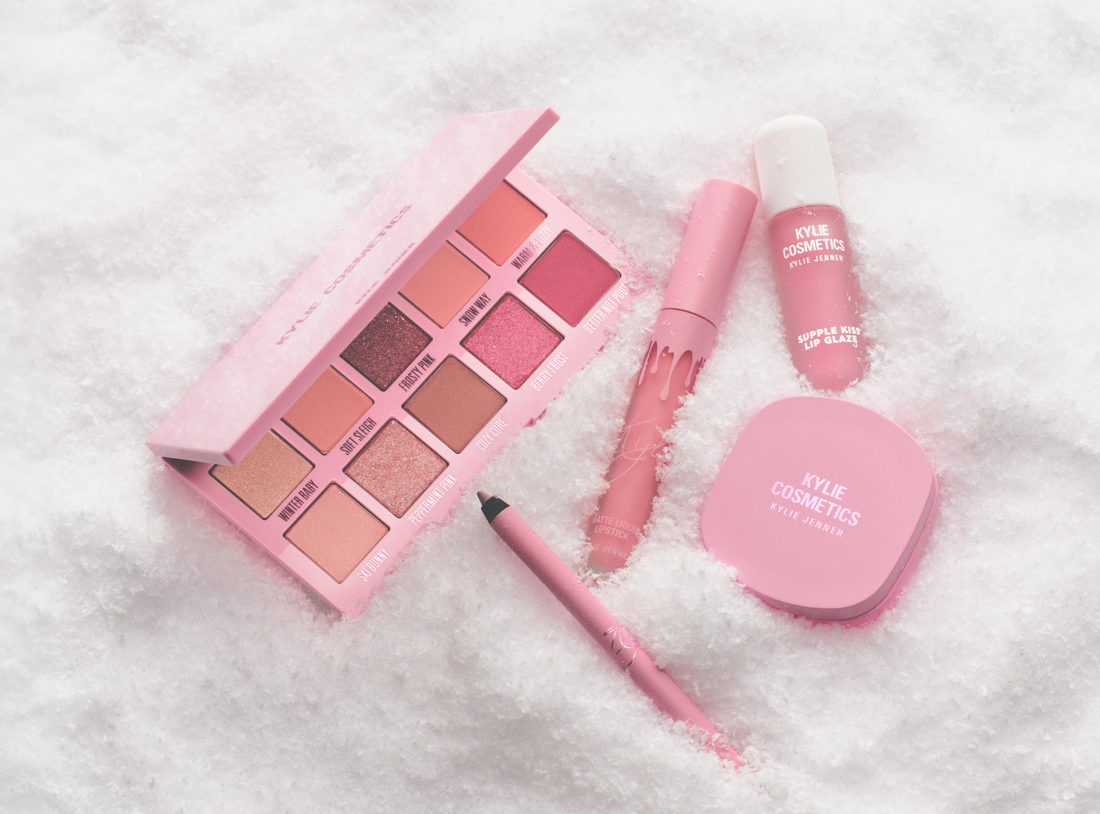 Kylie cosmeticsメイクアップセット ピンク Winter Kissed 4-Piece Collection Bundle | Kylie Cosmetics by Kylie