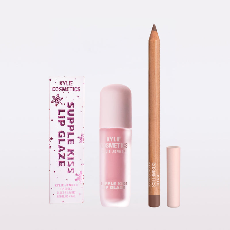 Winter Kissed Supple Kiss Lip Glaze & Precision Pout Lip Liner Duo | <KBUN225>