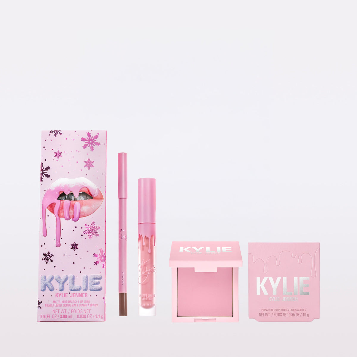 Winter Kissed Matte Lip Kit & Pressed Blush Powder Duo