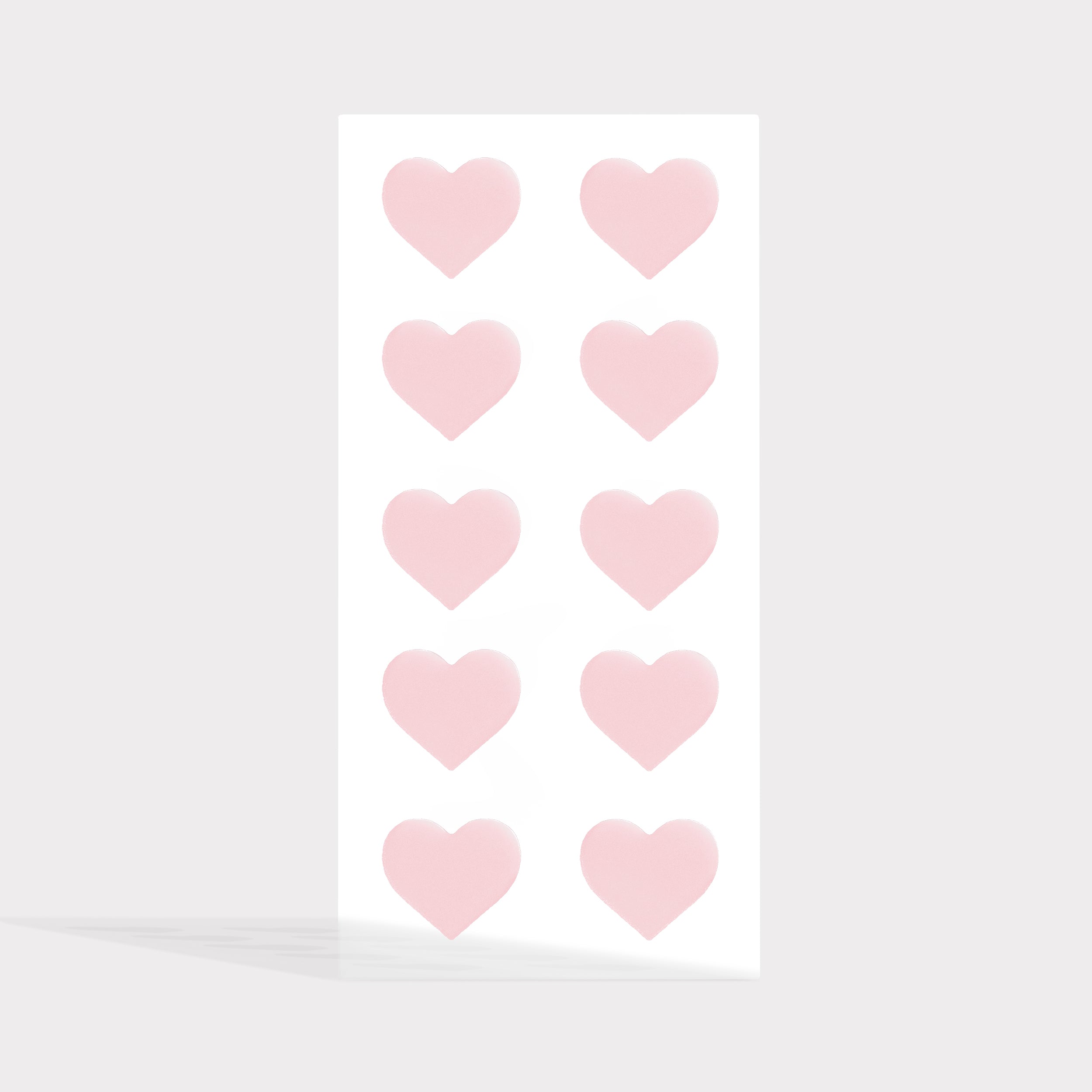 Pink Heart Sticker Patch